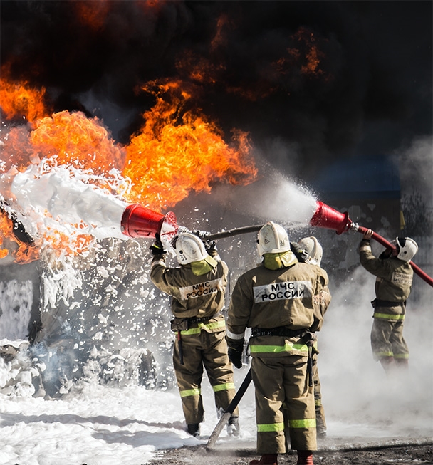 les pompiers